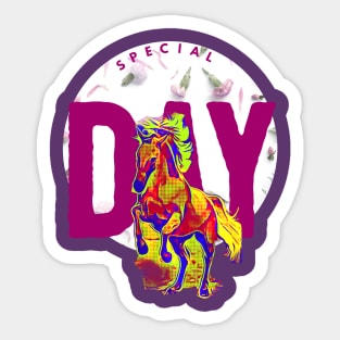Special Day (warm horse) Sticker